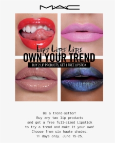C Lips Lips Lips - Mac Cosmetics, HD Png Download, Transparent PNG