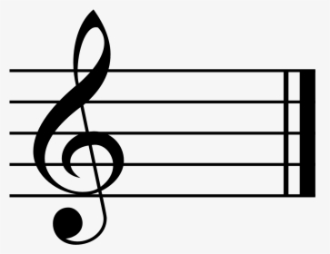 High C On Treble Clef, HD Png Download, Transparent PNG