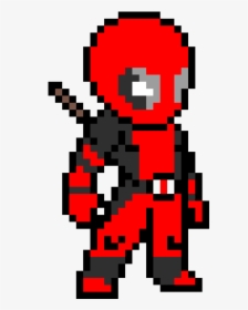 Pixel Art Marvel Deadpool, HD Png Download, Transparent PNG