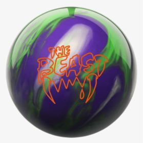 Columbia 300 Beast Purple Lime Silver Bowling Ball - Columbia 300 Beast Bowling Balls, HD Png Download, Transparent PNG