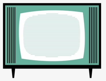 Old Fashioned Tv Set By Rones - Old Fashioned Television Set, HD Png Download, Transparent PNG