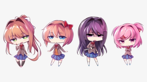 Doki Doki Literature Club Kawaii , Png Download, Transparent Png, Transparent PNG