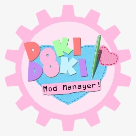 Doki Doki Mod Manager Logo - Doki Doki Literature Club Logo Font, HD Png Download, Transparent PNG