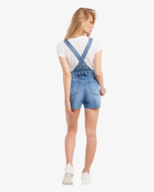 Denim Short Overall In Colour Citadel - One-piece Garment, HD Png Download, Transparent PNG