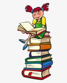 School Days By - Book Clipart Reading, HD Png Download, Transparent PNG