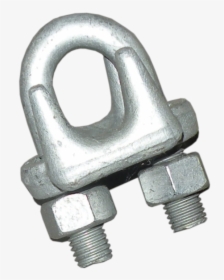Fastener Clip Metal - Wire Rope U Bolts, HD Png Download, Transparent PNG