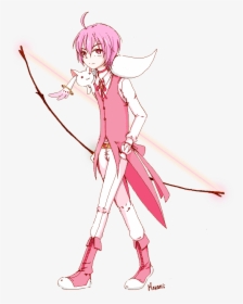 Kaname Madoka, Kaname Madou, And Kyubey Drawn By - Bnha Hero Costumes Oc Male, HD Png Download, Transparent PNG
