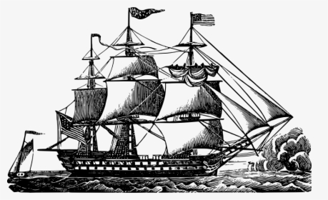 Ship - Uss Constitution Clip Art, HD Png Download, Transparent PNG