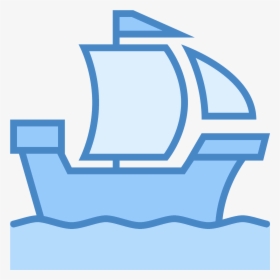 It S An Image Of An Old Wooden Ship With Two Sails, HD Png Download, Transparent PNG