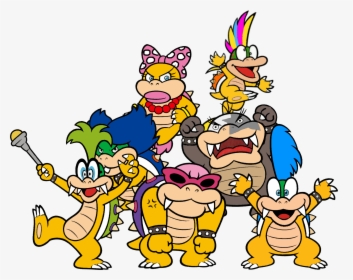 Koopalings Artwork - Koopalings Comics, HD Png Download, Transparent PNG