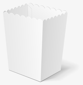 Disposable White Popcorn Boxes Clipart , Png Download, Transparent Png, Transparent PNG