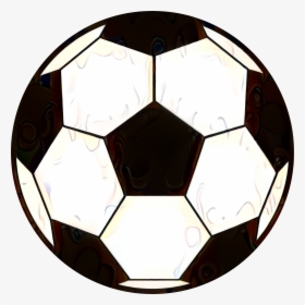Clip Art Football Soccer Ball Black And White Portable - Soccer Ball Png Clipart, Transparent Png, Transparent PNG