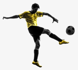 Soccer Performance - Soccer Player White Background, HD Png Download, Transparent PNG