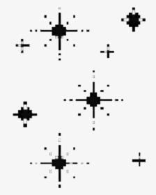 #pixel #heart #star #stars #black #tumblr #doddle #overlay - Transparent Pixel Stars Black, HD Png Download, Transparent PNG