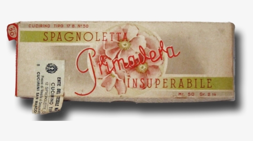 Box Of Vintage Italian Thread - Label, HD Png Download, Transparent PNG