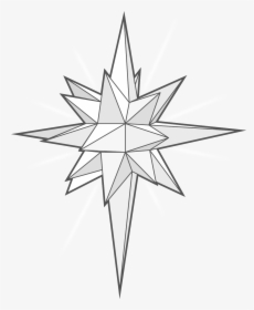 Transparent Bethlehem Star Png - Star Of Bethlehem Drawing, Png Download, Transparent PNG