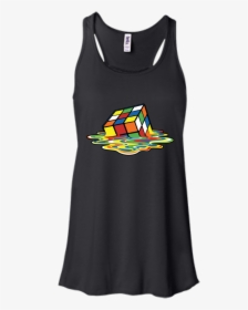 Melting Rubiks Cube Shirt - I M Mostly Peace Love And Light, HD Png Download, Transparent PNG