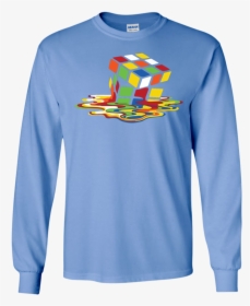 Melting Rubick’s Cube Sheldon Cooper Ls Ultra Cotton - T-shirt, HD Png Download, Transparent PNG
