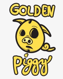 Golden Piggy Logo - Cartoon, HD Png Download, Transparent PNG