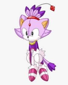Blaze Doll - Sonic Cd Knuckles And Tails, HD Png Download, Transparent PNG