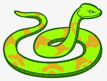 Clip Art Green Snake Clipart, HD Png Download, Transparent PNG