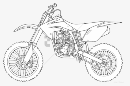 Dirt Bike Drawing Ideas Transparent Background, HD Png Download, Transparent PNG