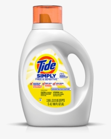 Tide Simply Free & Sensitive Liquid Laundry Detergent, HD Png Download, Transparent PNG