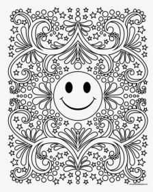 Free Printable Happy Face Smiley Coloring Page Available, HD Png Download, Transparent PNG