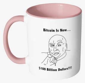 Bitcoin Dr Evil Coffee Mug, HD Png Download, Transparent PNG
