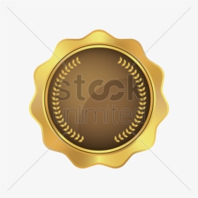 Brown And Gold Badge Clipart , Png Download, Transparent Png, Transparent PNG