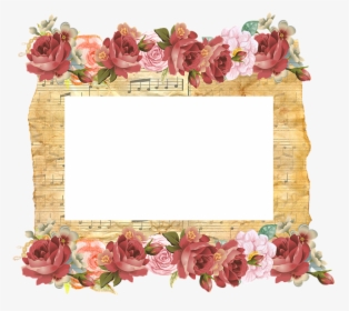 Frame, Background, Old, Parchment, Musical, Notes, HD Png Download, Transparent PNG