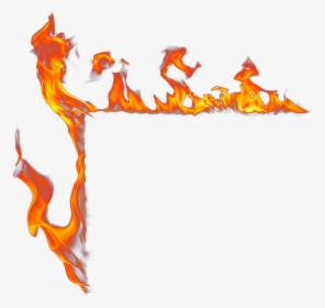 #frame #flame #fire #effects, HD Png Download, Transparent PNG