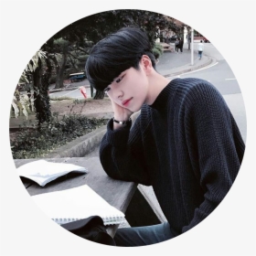 Sticker Ulzzang Aesthetic Ulzzangboy Png Ulzzang Boy, Transparent Png, Transparent PNG