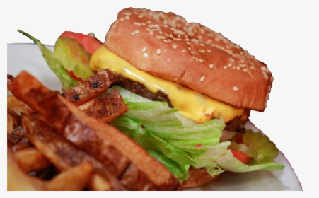 Burger And Fries Png, Transparent Png, Transparent PNG