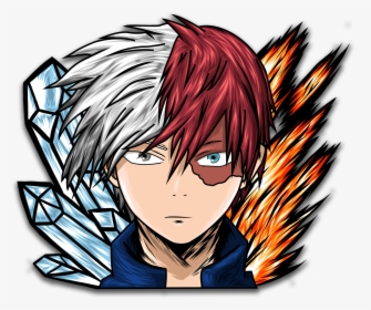 Load Image Into Gallery Viewer, Todoroki Partial Holo, HD Png Download, Transparent PNG