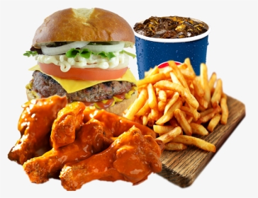 Burger And Fries Png, Transparent Png, Transparent PNG