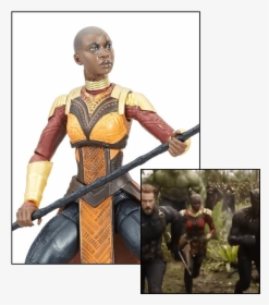 Marvel Legends Black Panther Okoye , Png Download, Transparent Png, Transparent PNG