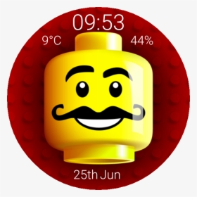 Lego Minifig Head Updated Watch Face Preview, HD Png Download, Transparent PNG