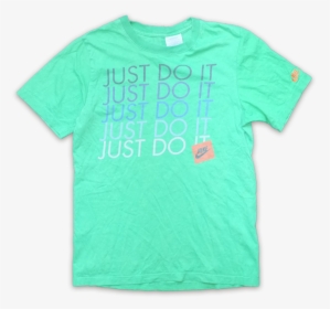 Nike Just Do It Print T-shirt Small Vintage Klamotten, HD Png Download, Transparent PNG