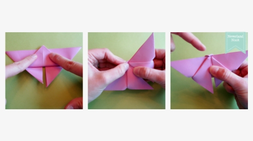 Paper Butterfly Origami Mobile Tutorial, HD Png Download, Transparent PNG