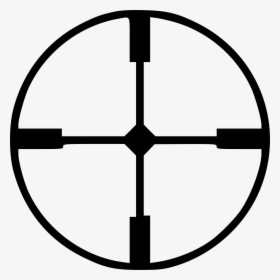 Circle Cross Gun Hunting Sight Sniper Target, HD Png Download, Transparent PNG