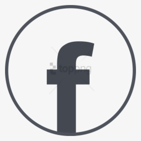 Free Png White Circle Facebook Icon, Transparent Png, Transparent PNG