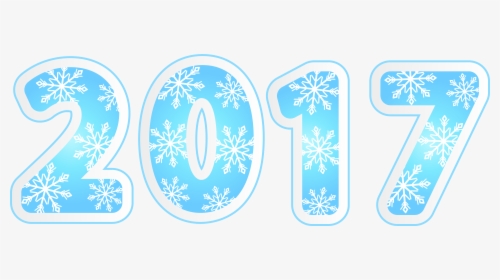 2017 With Snowflakes Png Clipart Image, Transparent Png, Transparent PNG