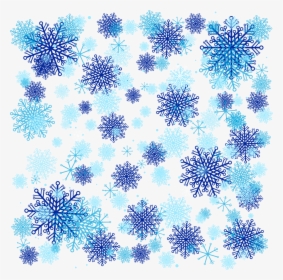 Blue Snowflake Background, HD Png Download, Transparent PNG
