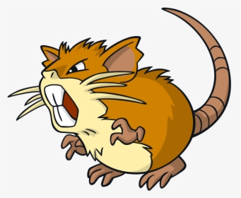 Raticate Pokemon Character Vector Art, HD Png Download, Transparent PNG