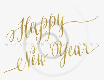 Transparent Happy New Year Gold Png, Png Download, Transparent PNG