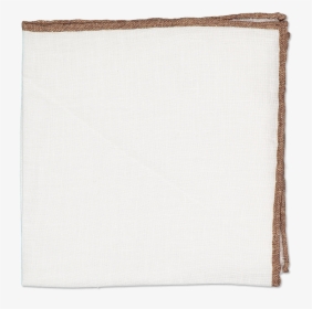 Aerial View White Linen Pocket Square With Border, HD Png Download, Transparent PNG