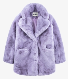 Sophie Lavender Faux Fur Coat, HD Png Download, Transparent PNG
