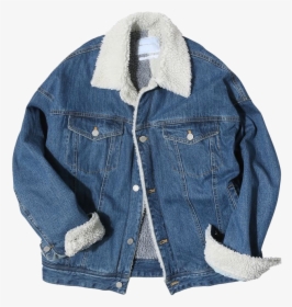 Jacket Fur Coat Jeanjacket Denim Jean Denimjacket Furco, HD Png Download, Transparent PNG