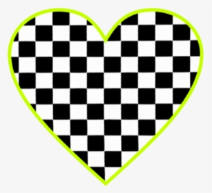 #heart #checkard #goth #gothic, HD Png Download, Transparent PNG